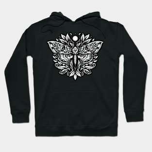 moth tattoo design Hoodie